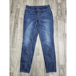 Talbots Jeggings Womens 2 Blue Pull-On Flawless Stretch Denim Medium Wash Jeans
